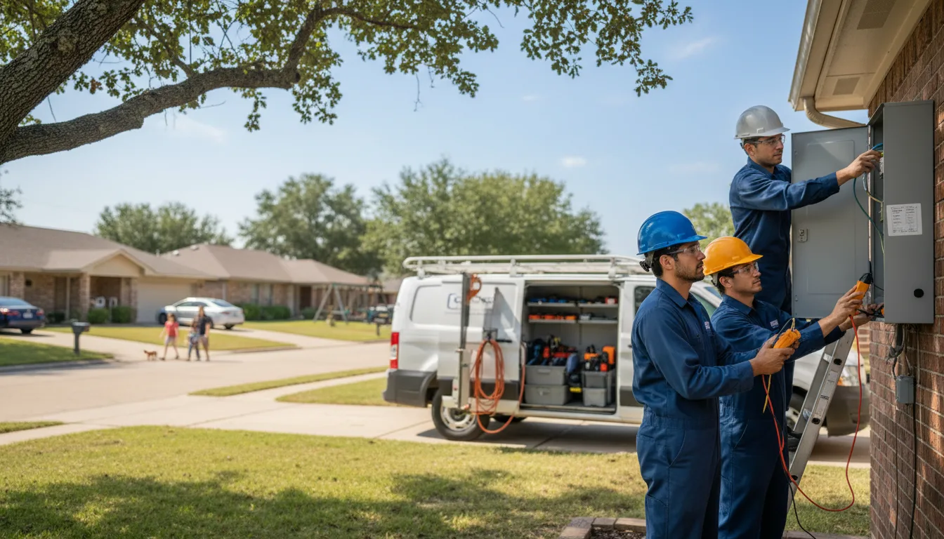 Certified electrician providing emergency electrical services in Taylor, WI